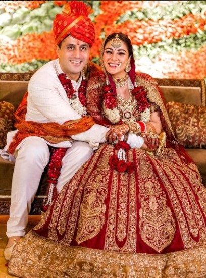 Rahul with his wife